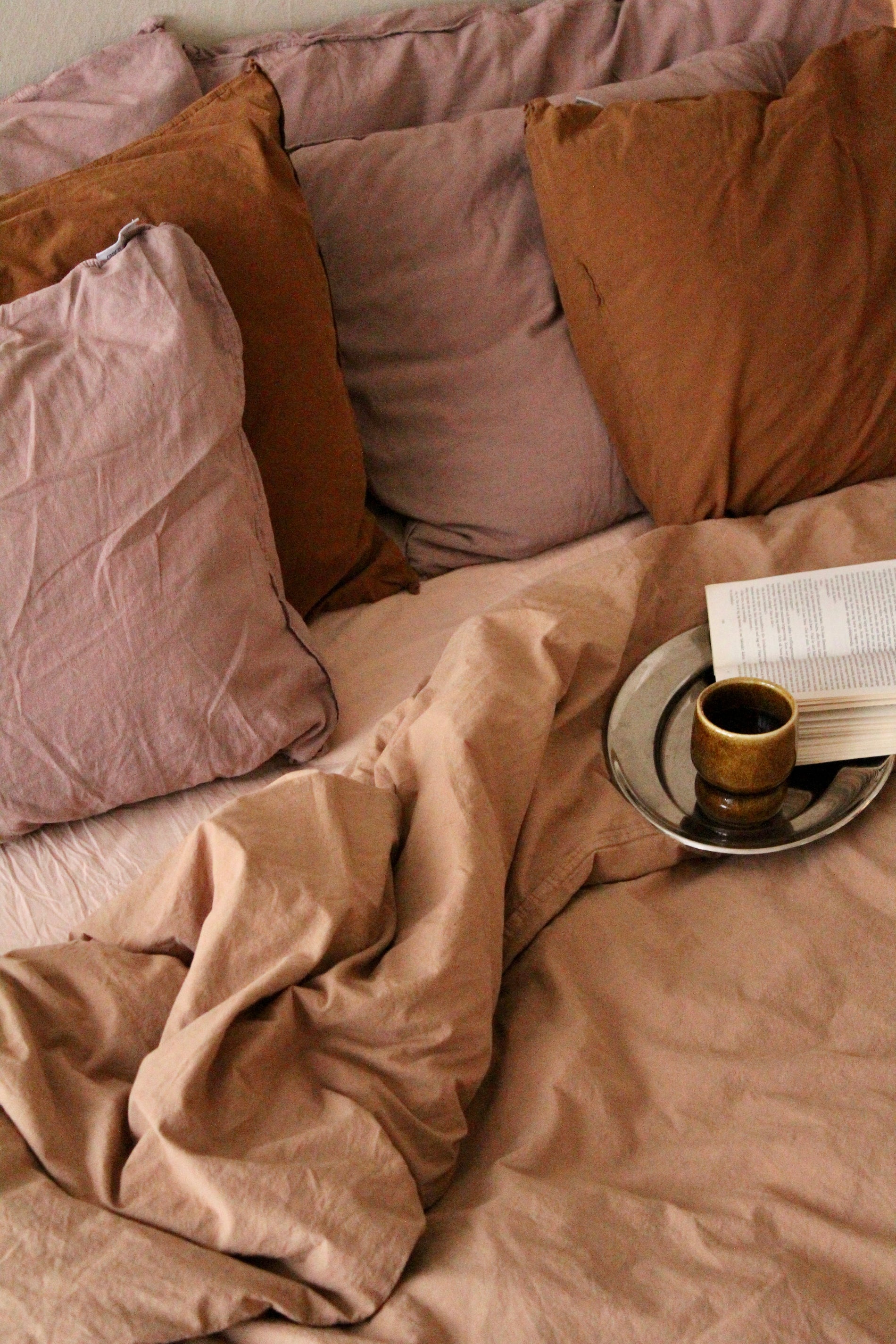 Påslakanset Crinkle Clay (230x220cm)