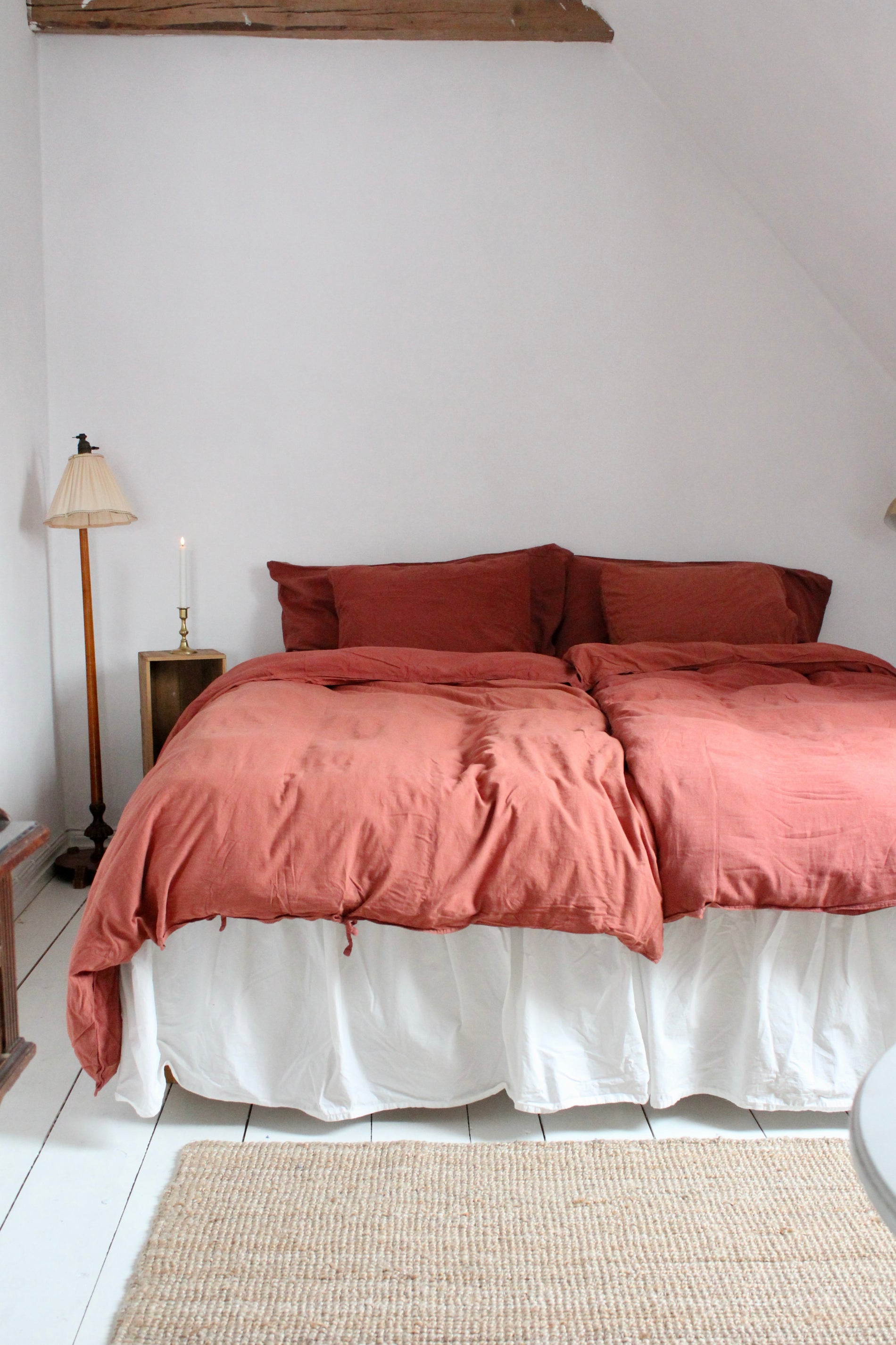 Påslakanset Gemini - Red sorghum (230x220cm)