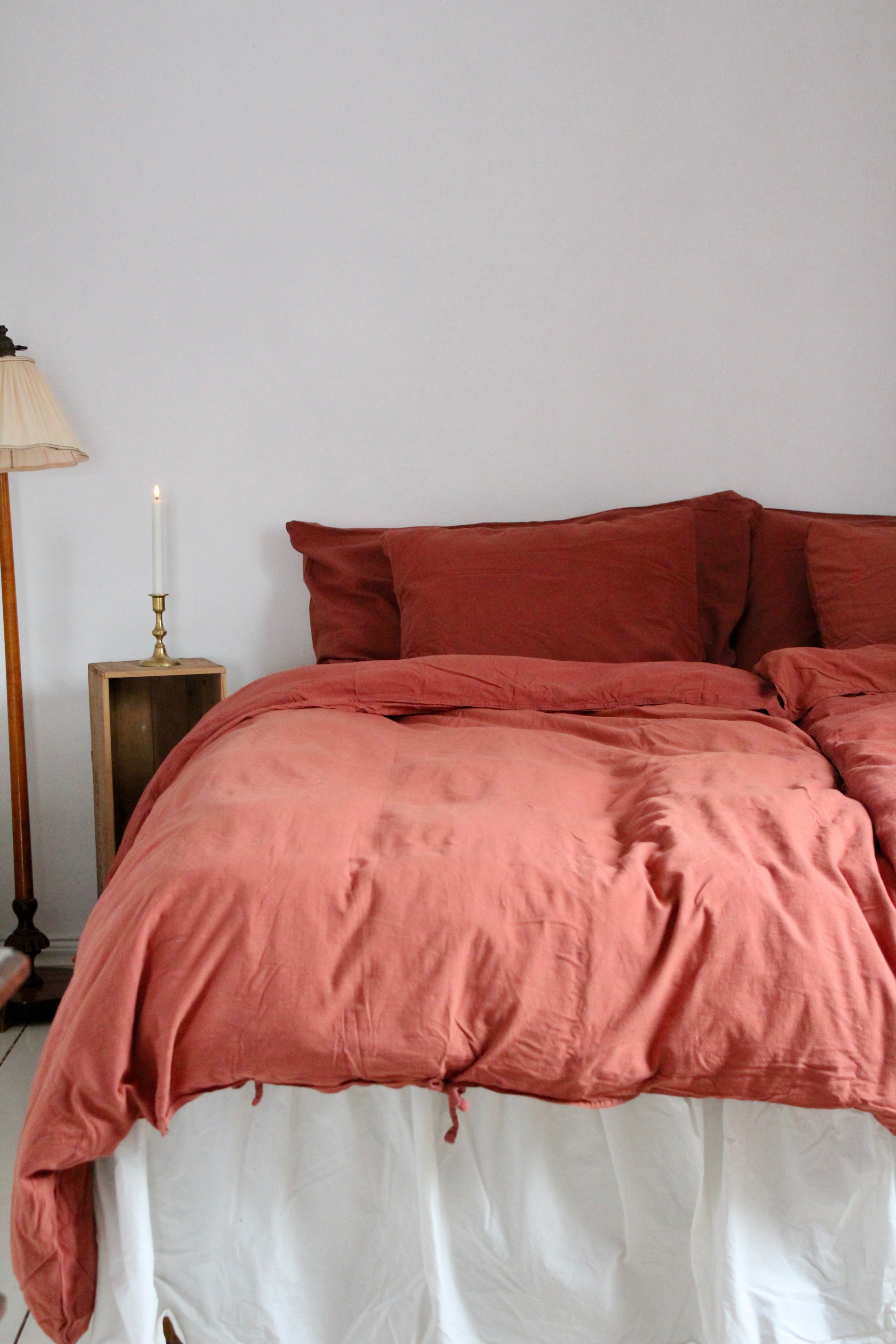 Påslakanset Gemini - Red sorghum (230x220cm)