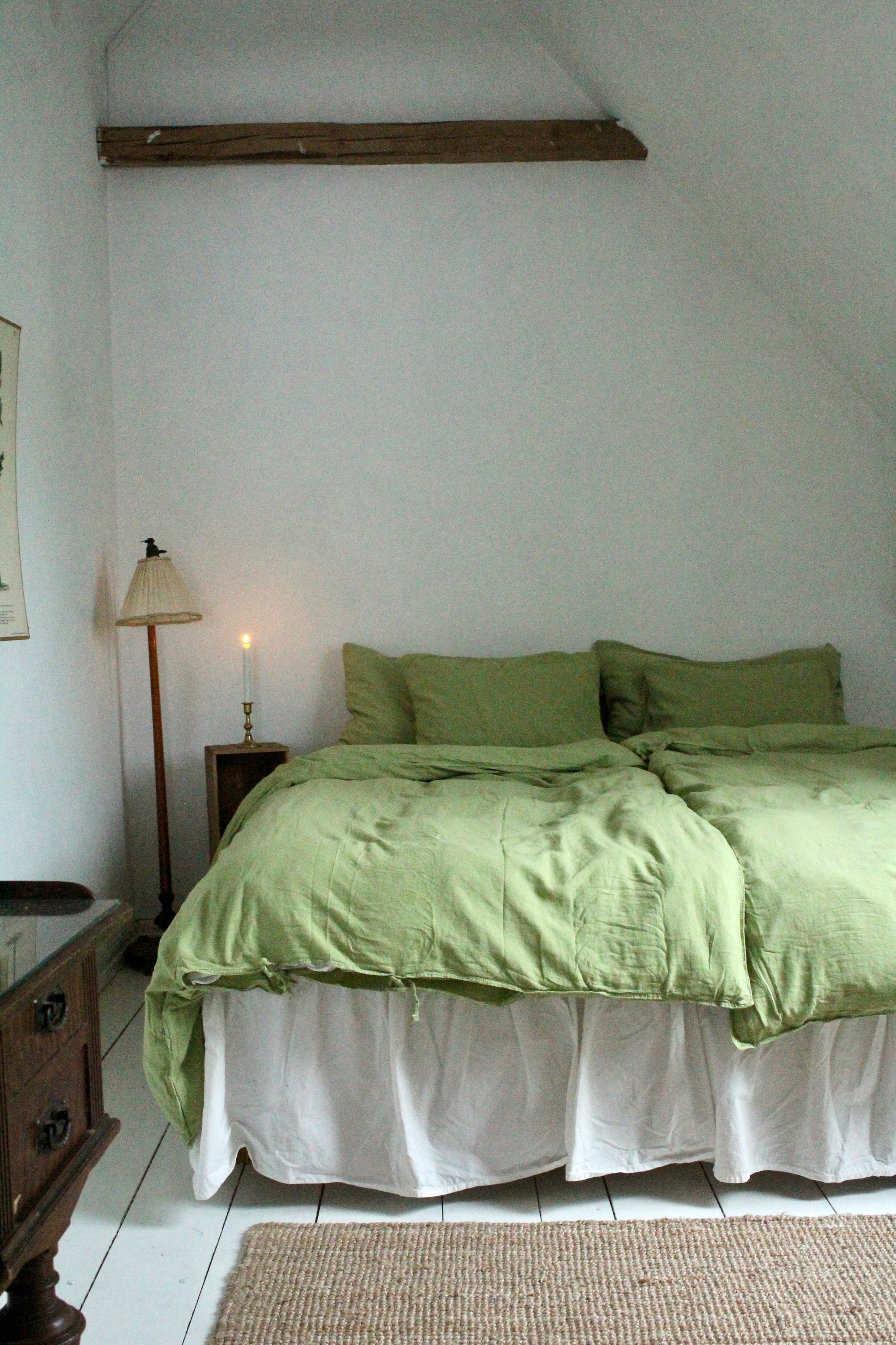 Påslakanset Gemini - Flavin green (230x220cm)