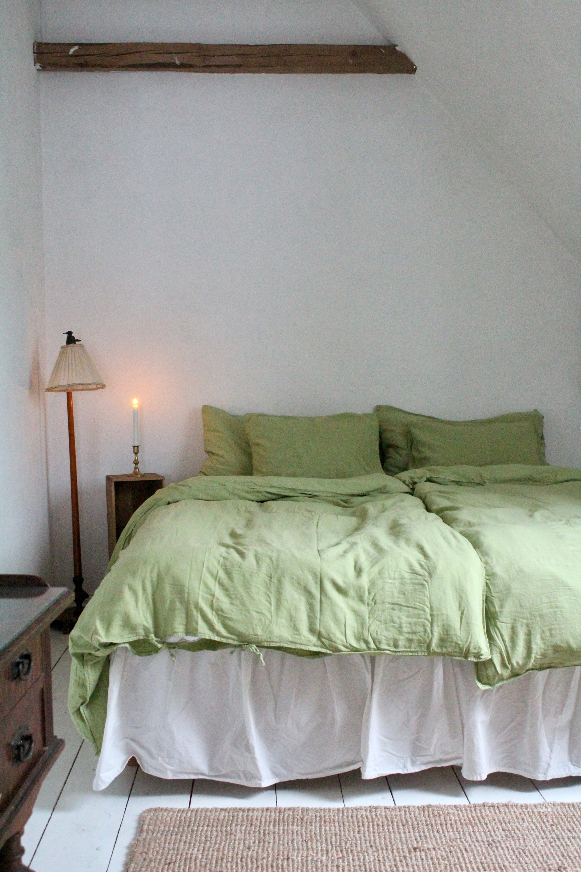 Påslakanset Gemini - Flavin green (150x210 cm)