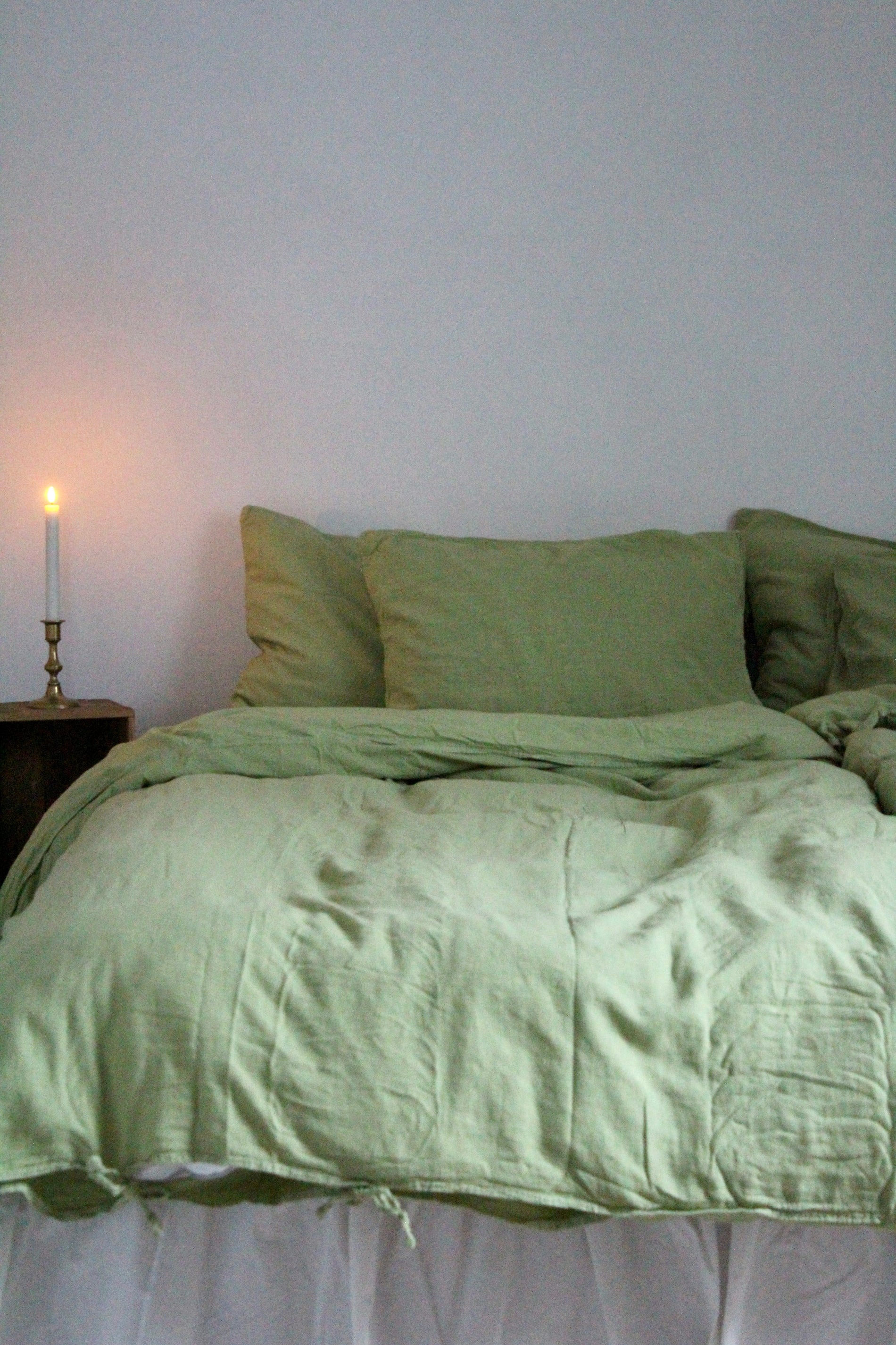 Kuddfodral Gemini - Flavin Green (50x90cm)