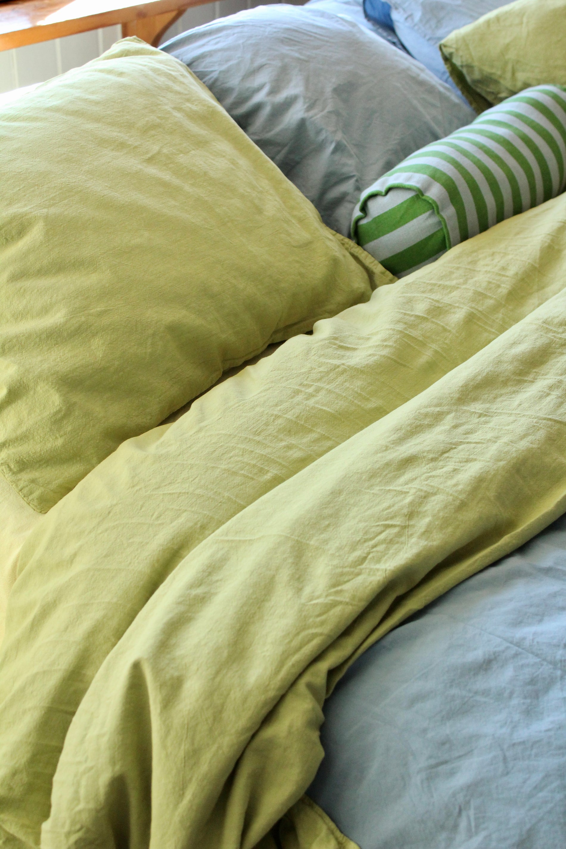 Påslakanset Gemini - Flavin green (150x210 cm)
