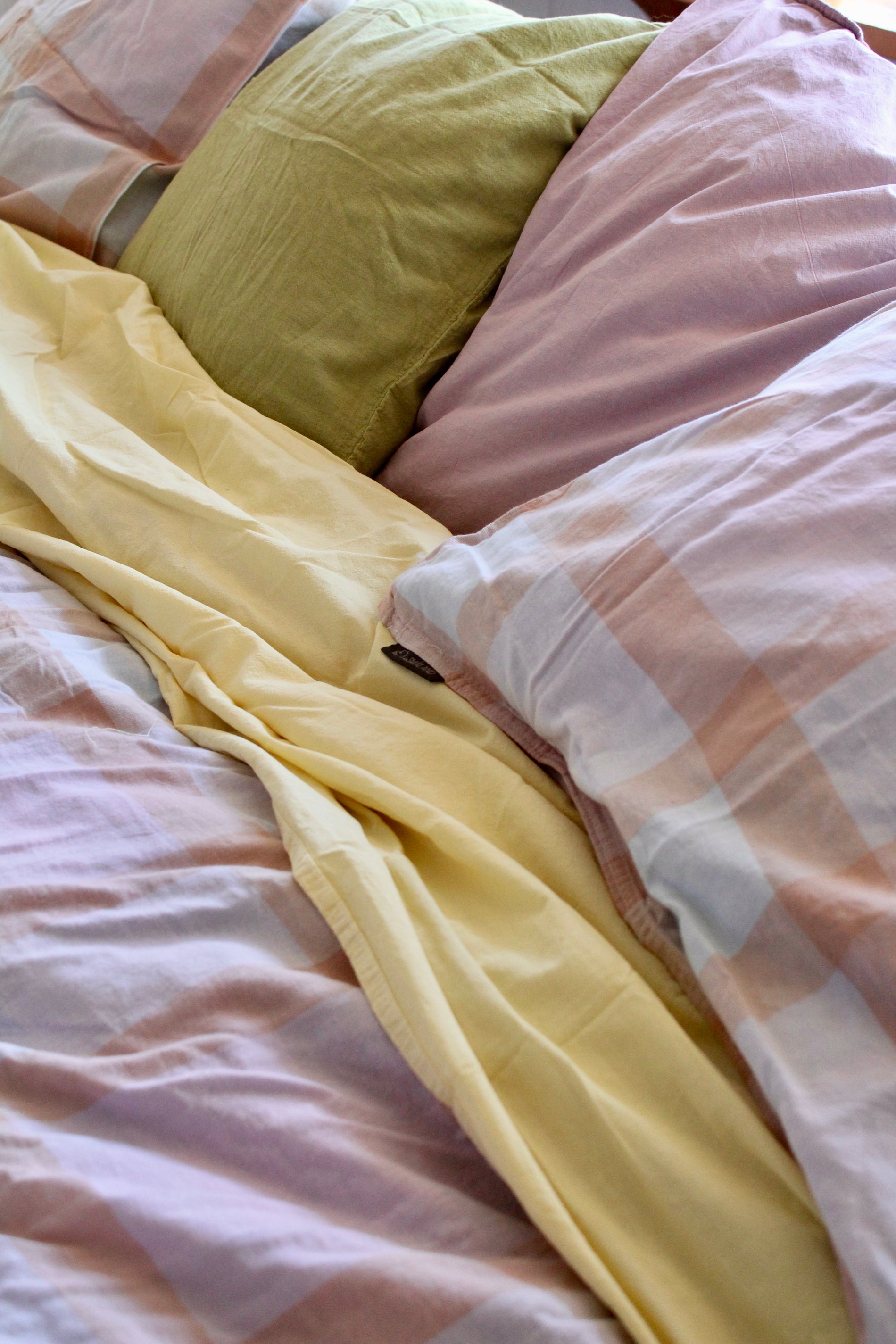 Kuddfodral Rutan - Linnea (50x90cm)