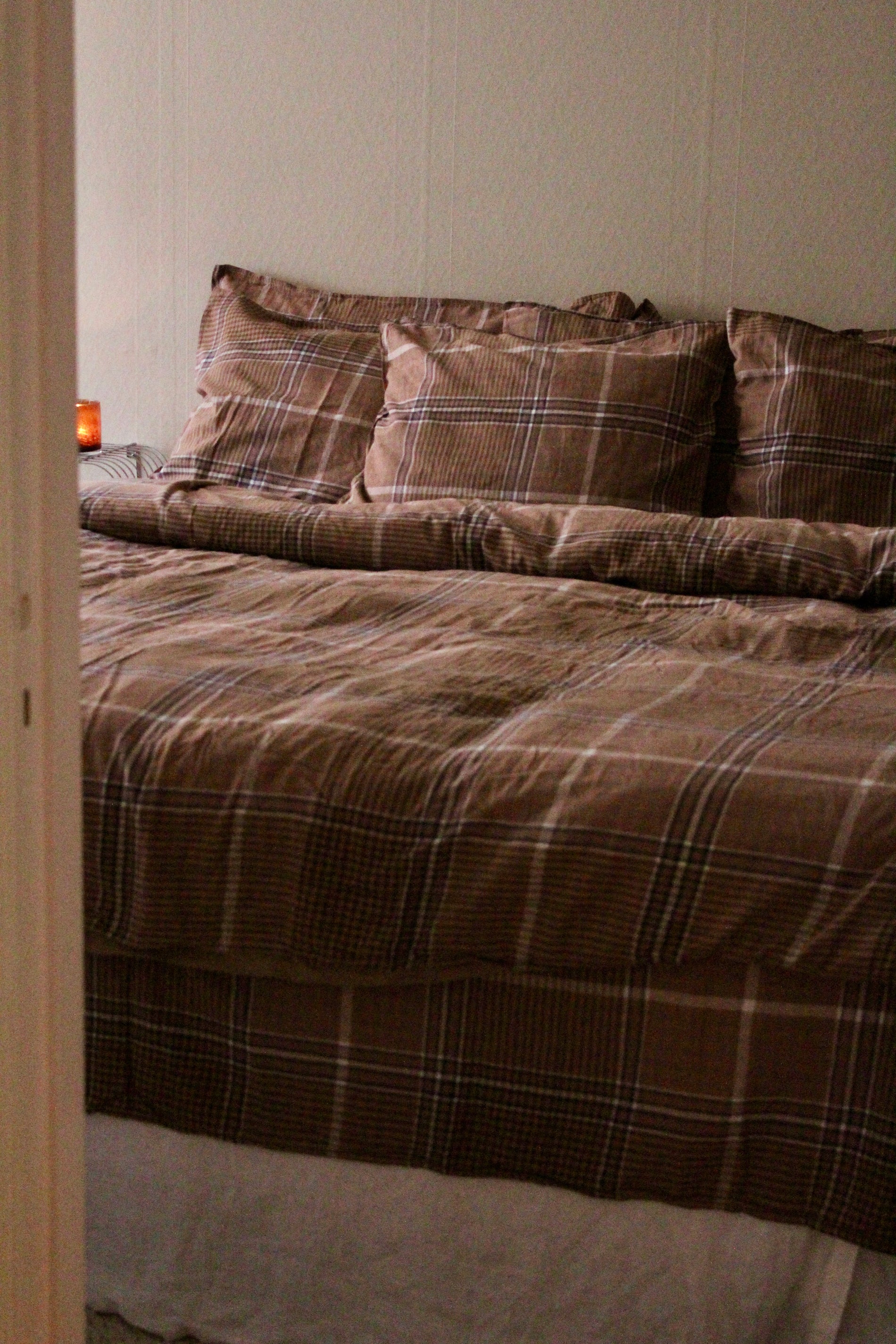 Kuddfodral 50x90cm - Rutan Arvid