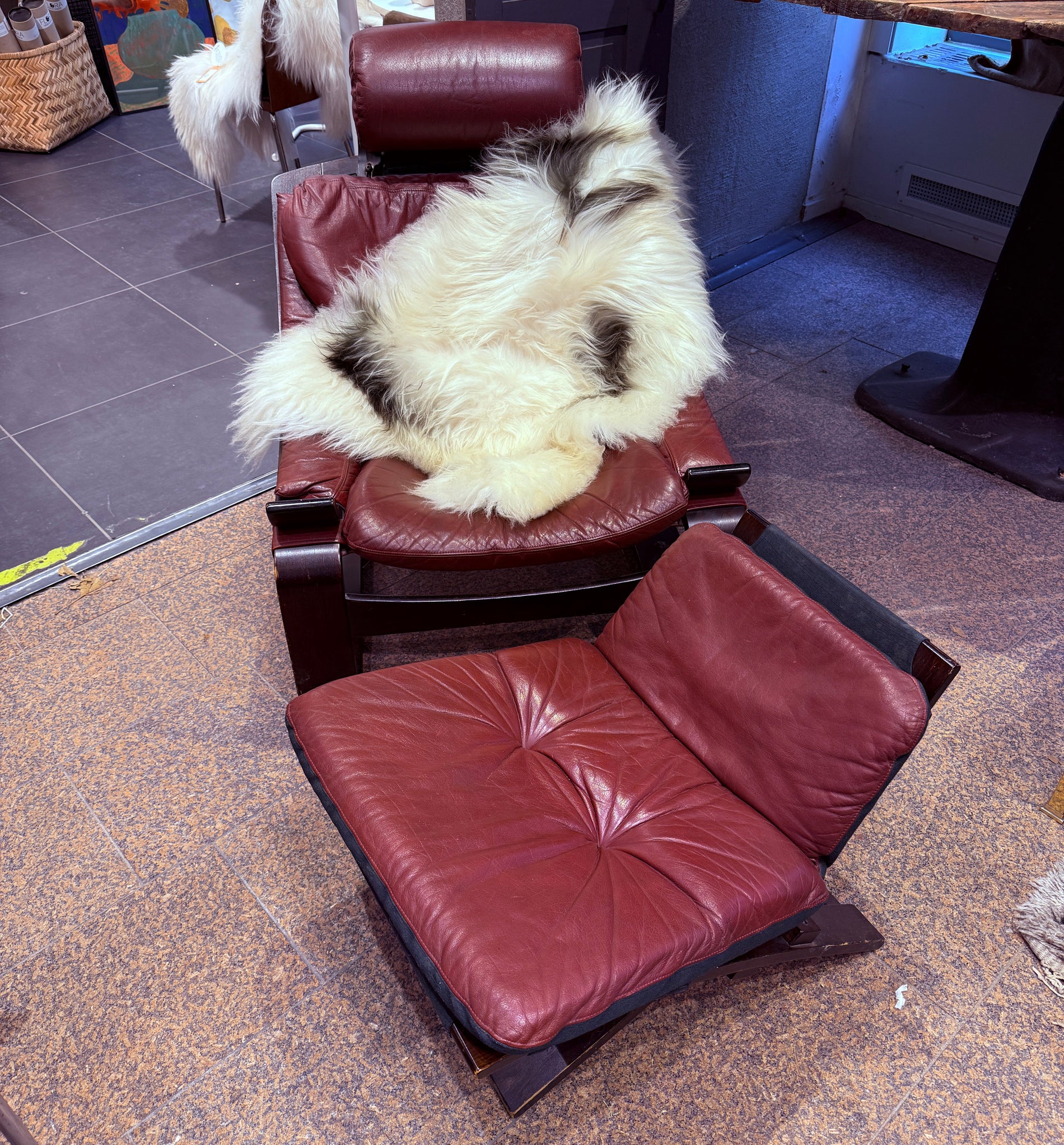 Vintage fåtölj nr. 1464 "Kroken - Åke Fribyter"