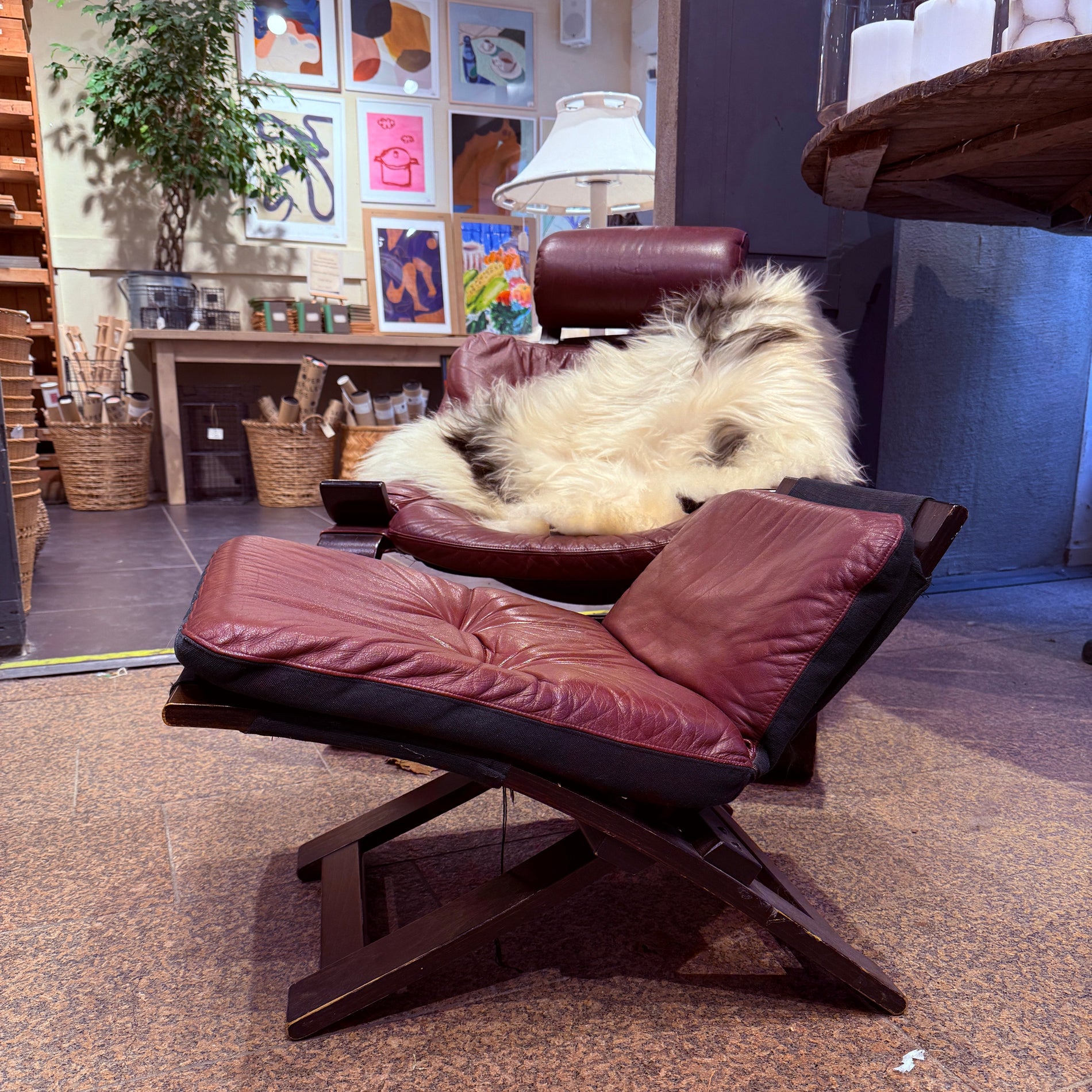 Vintage fåtölj nr. 1464 "Kroken - Åke Fribyter"