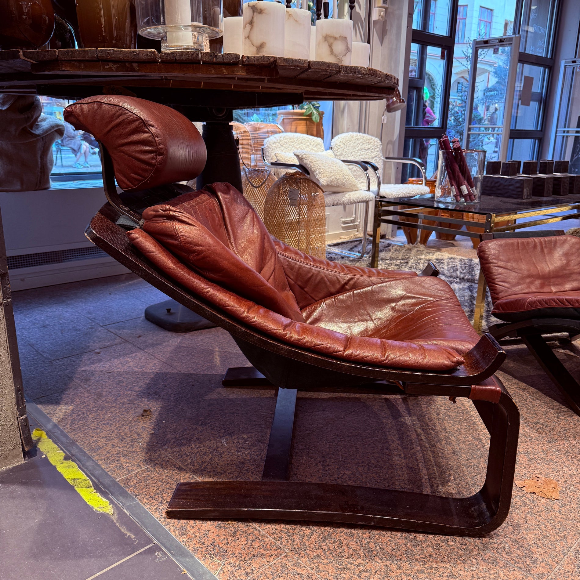 Vintage fåtölj nr. 1464 "Kroken - Åke Fribyter"