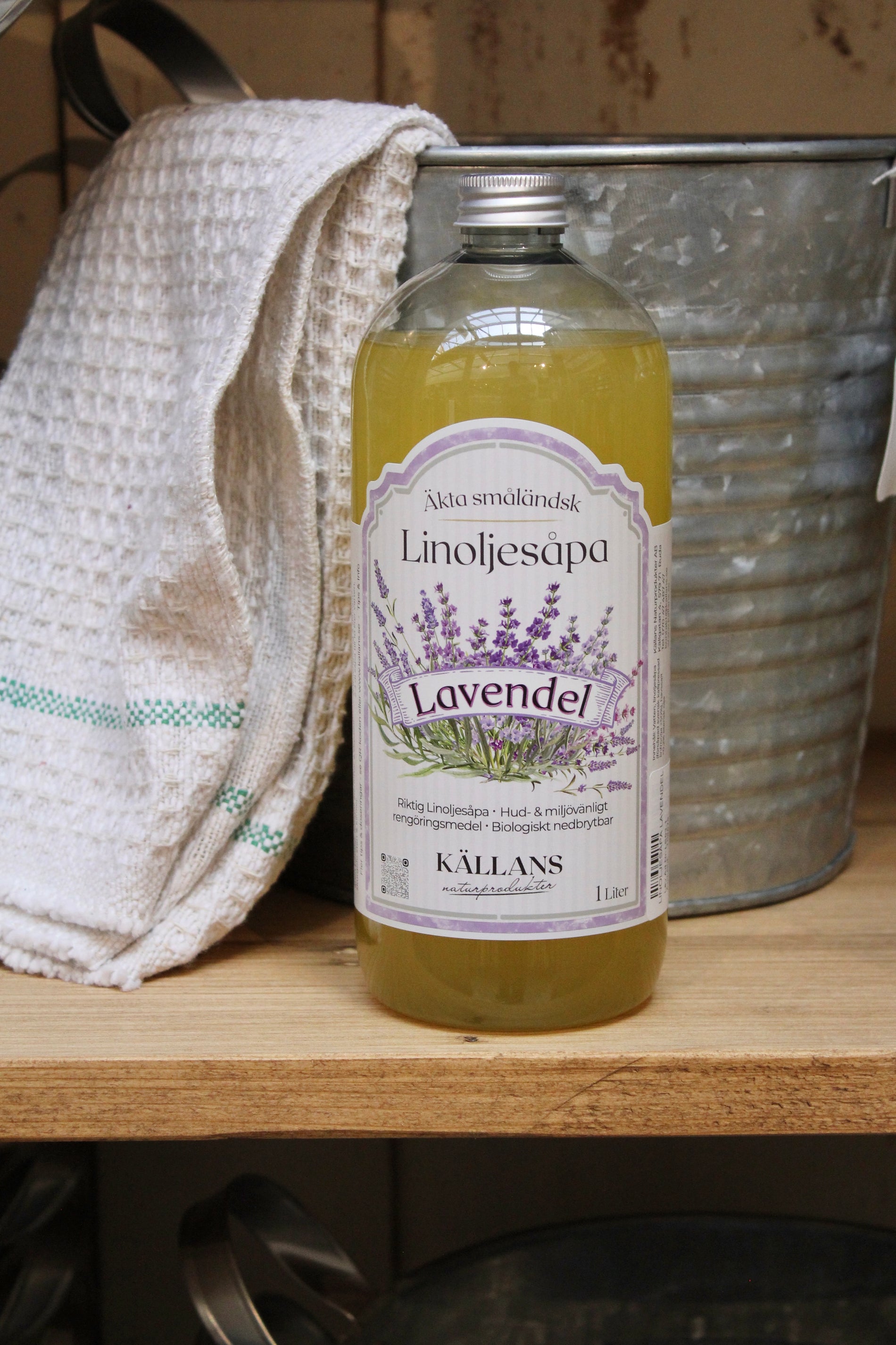 Linoljesåpa Lavendel (1l)