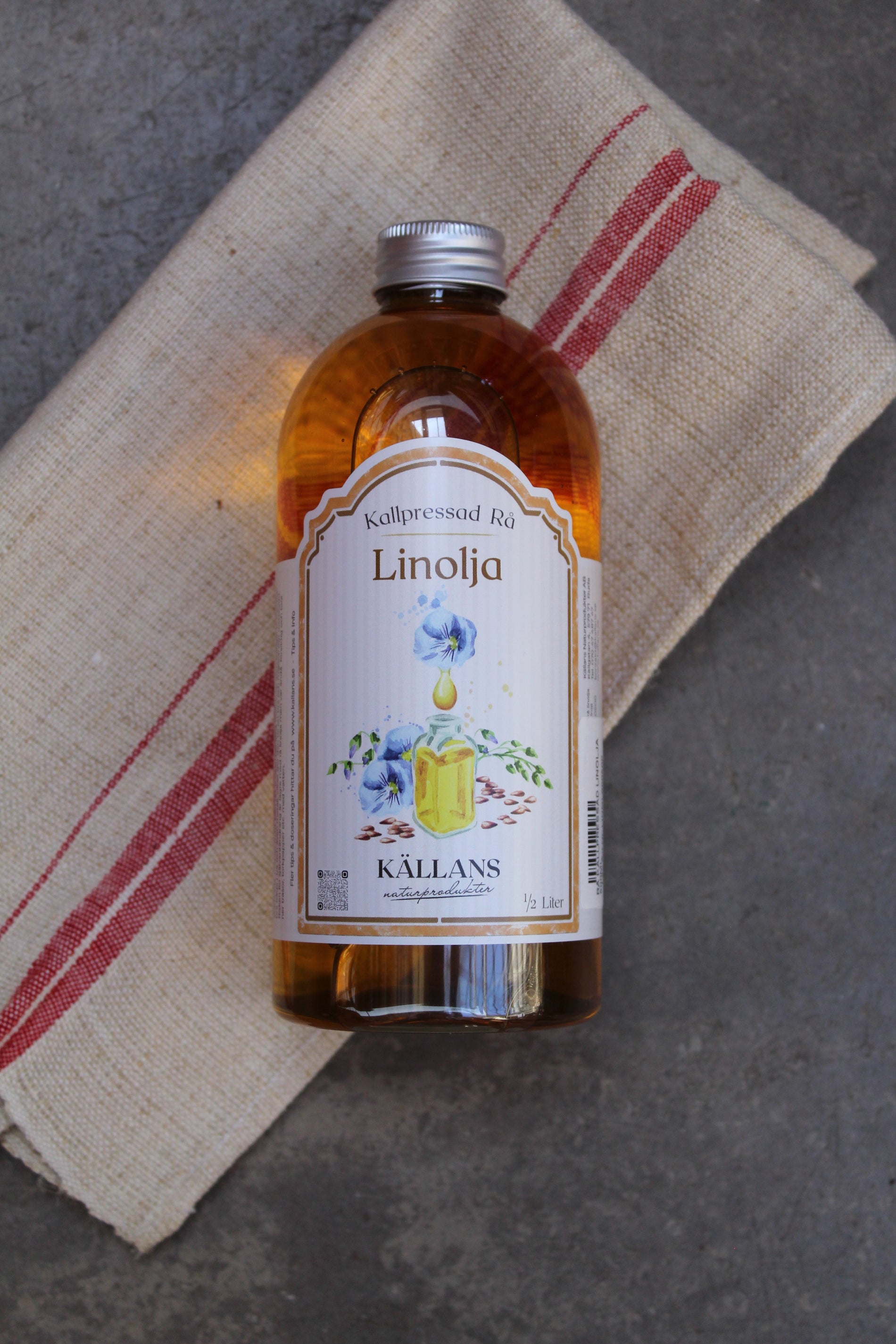 Rå Kallpressad Linolja 500ml