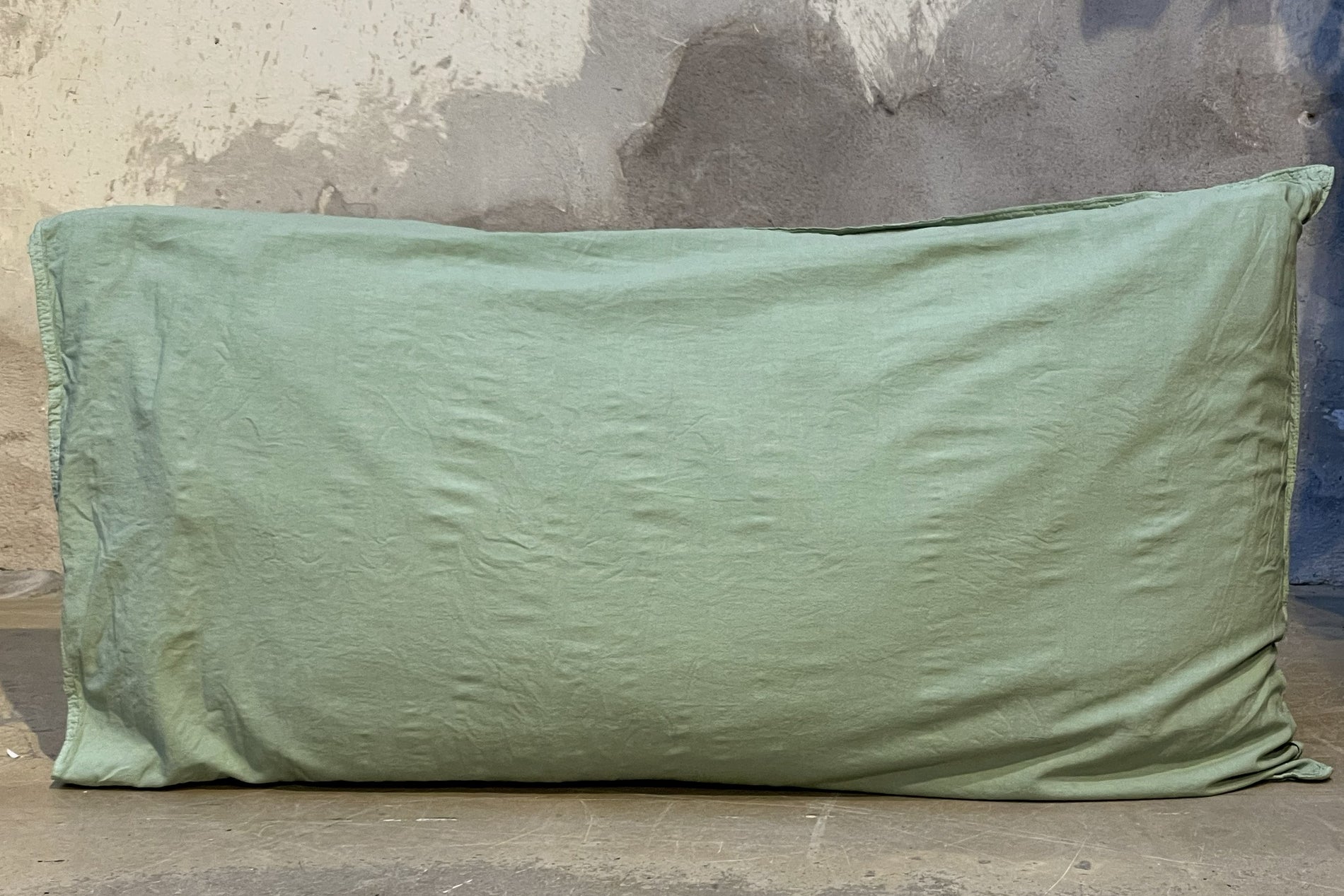 Kuddfodral Crinkle Grass Green (50x90cm)