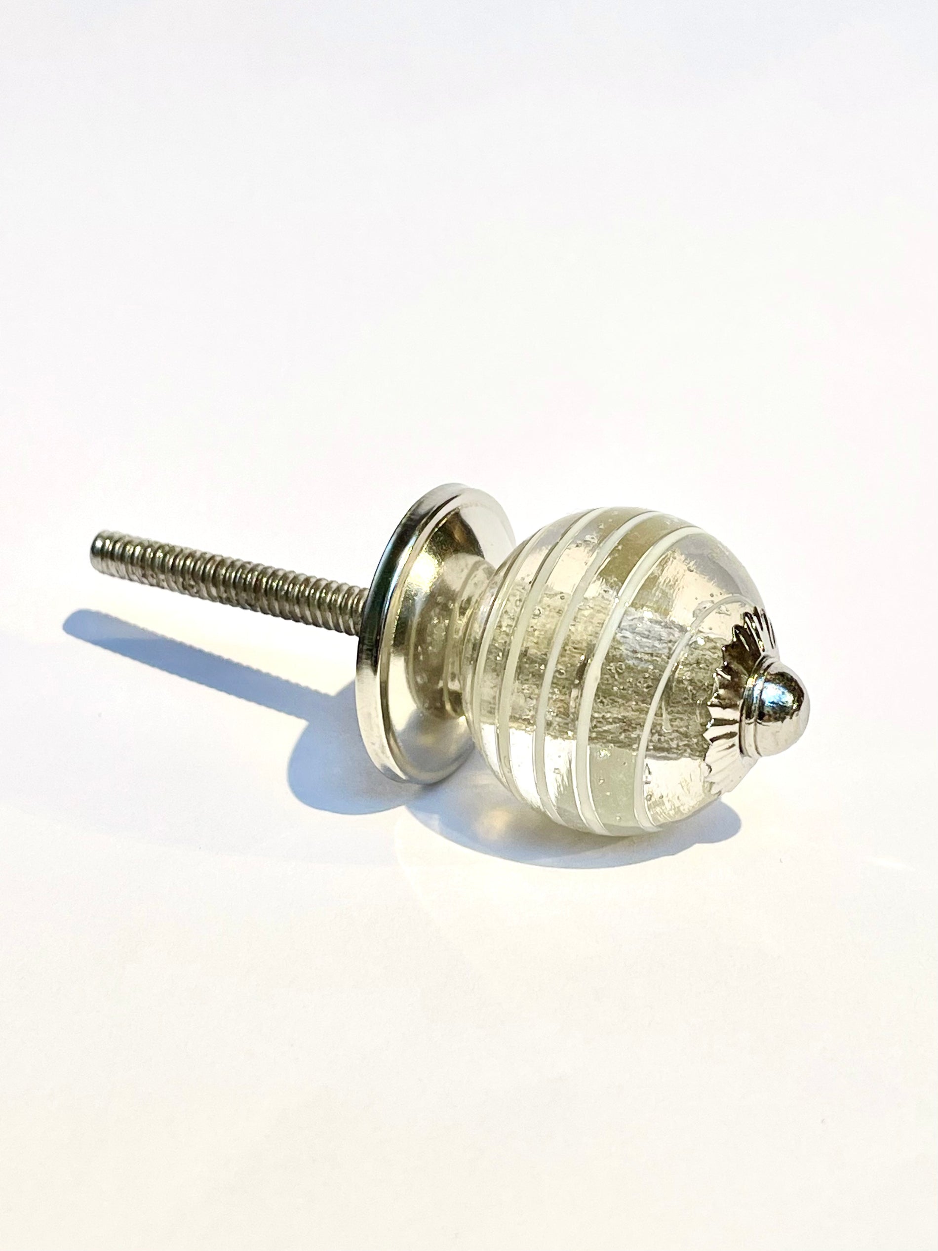 Recyclad glasknopp