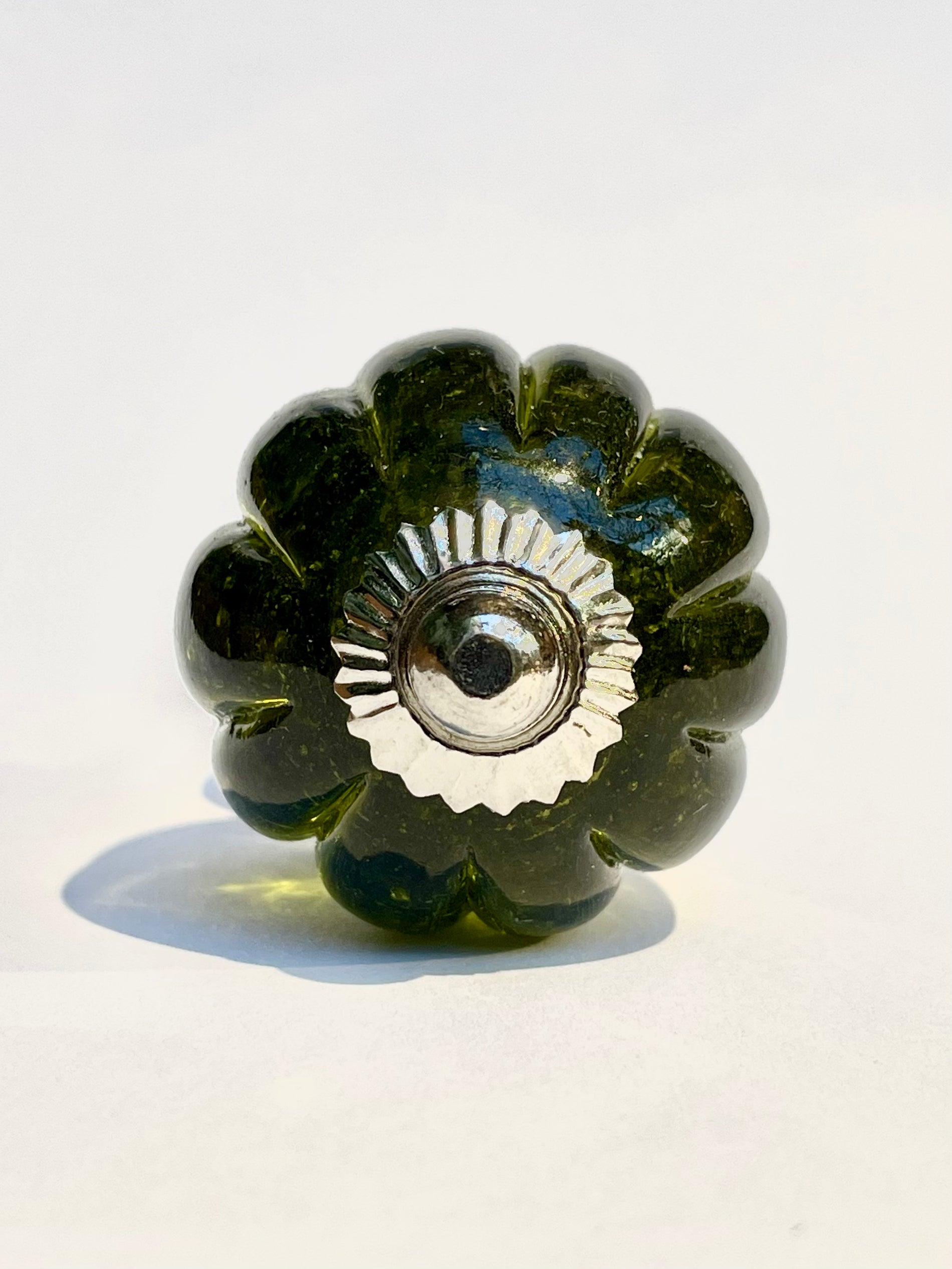 Recyclad glasknopp
