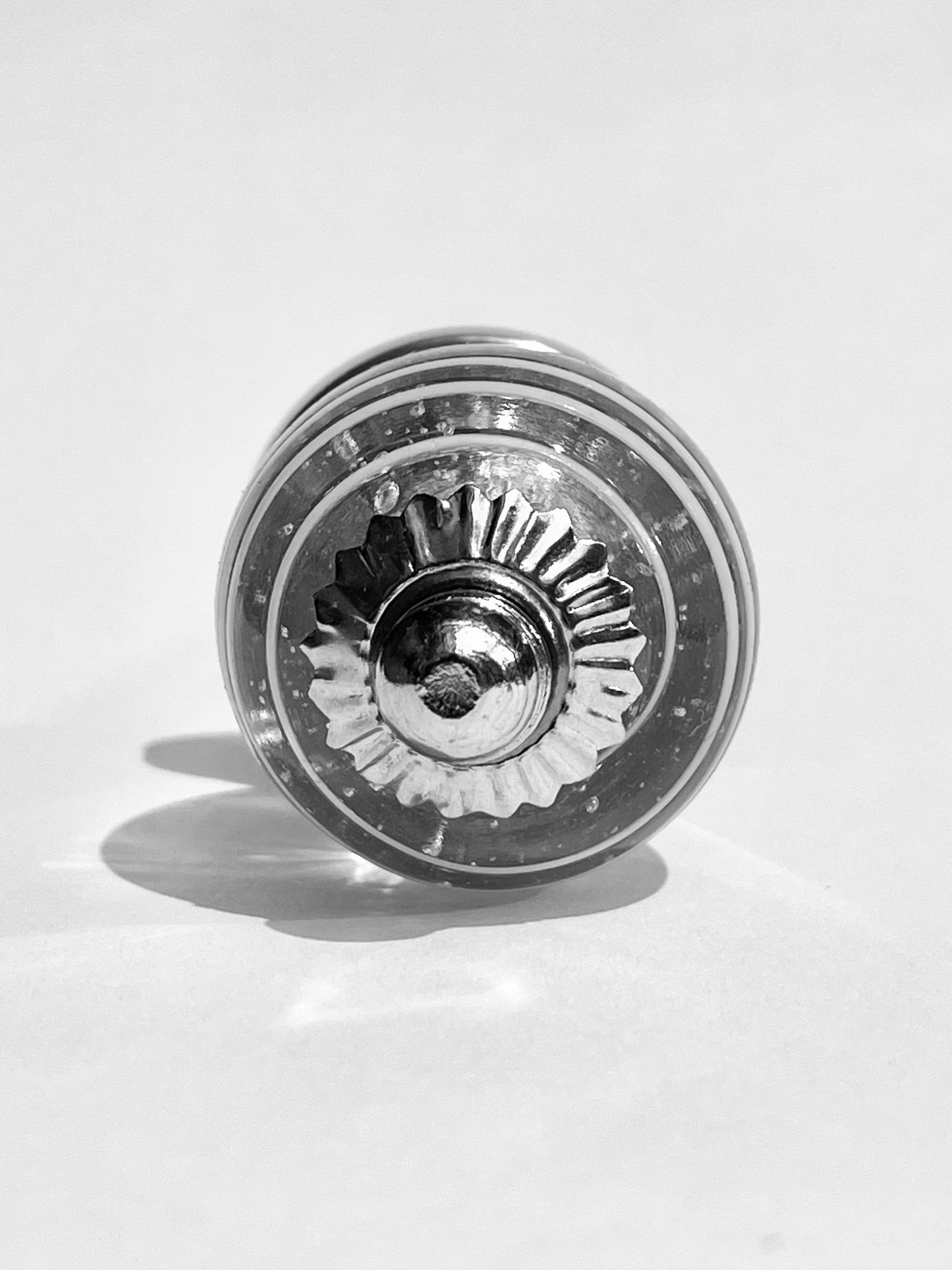Recyclad glasknopp