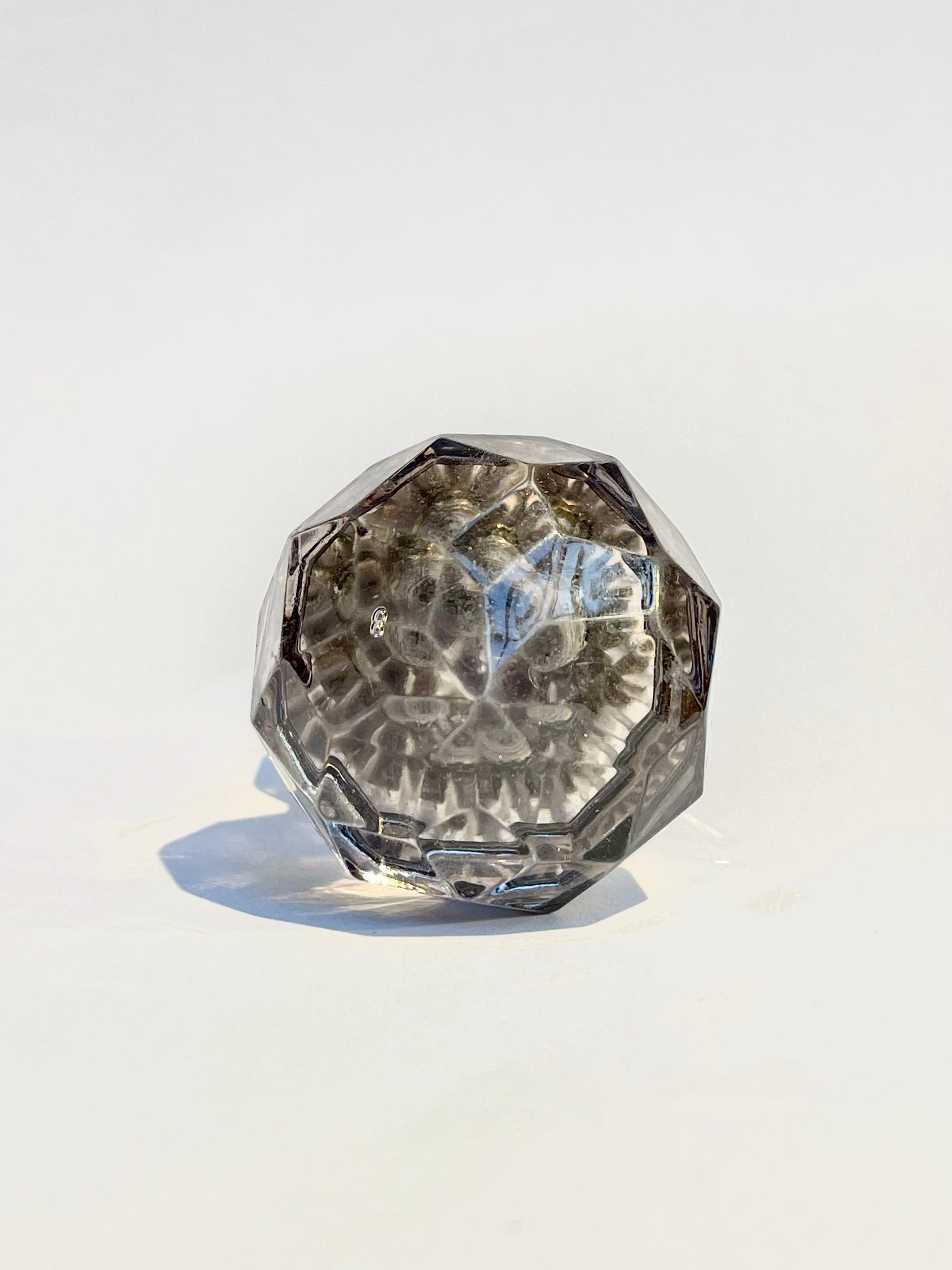 Recyclad glasknopp