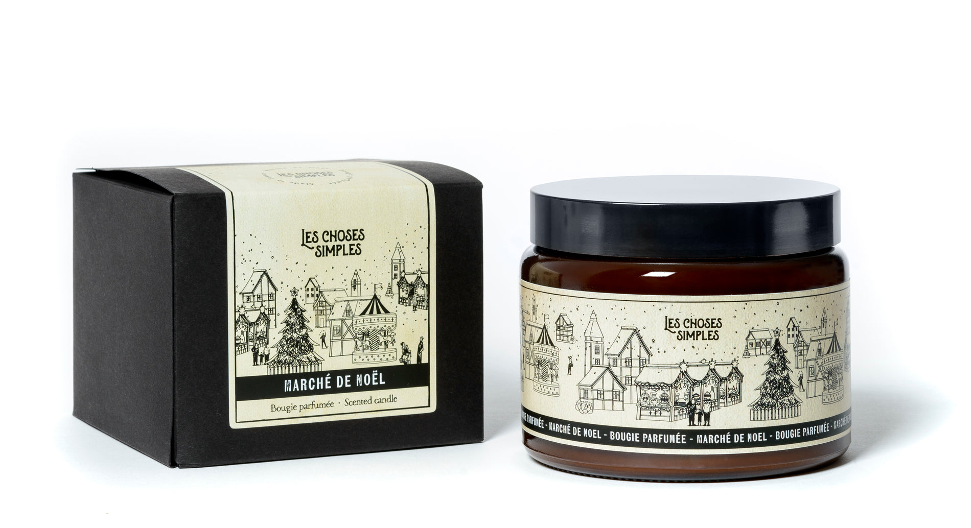 3-wick Candle- Christmas Market