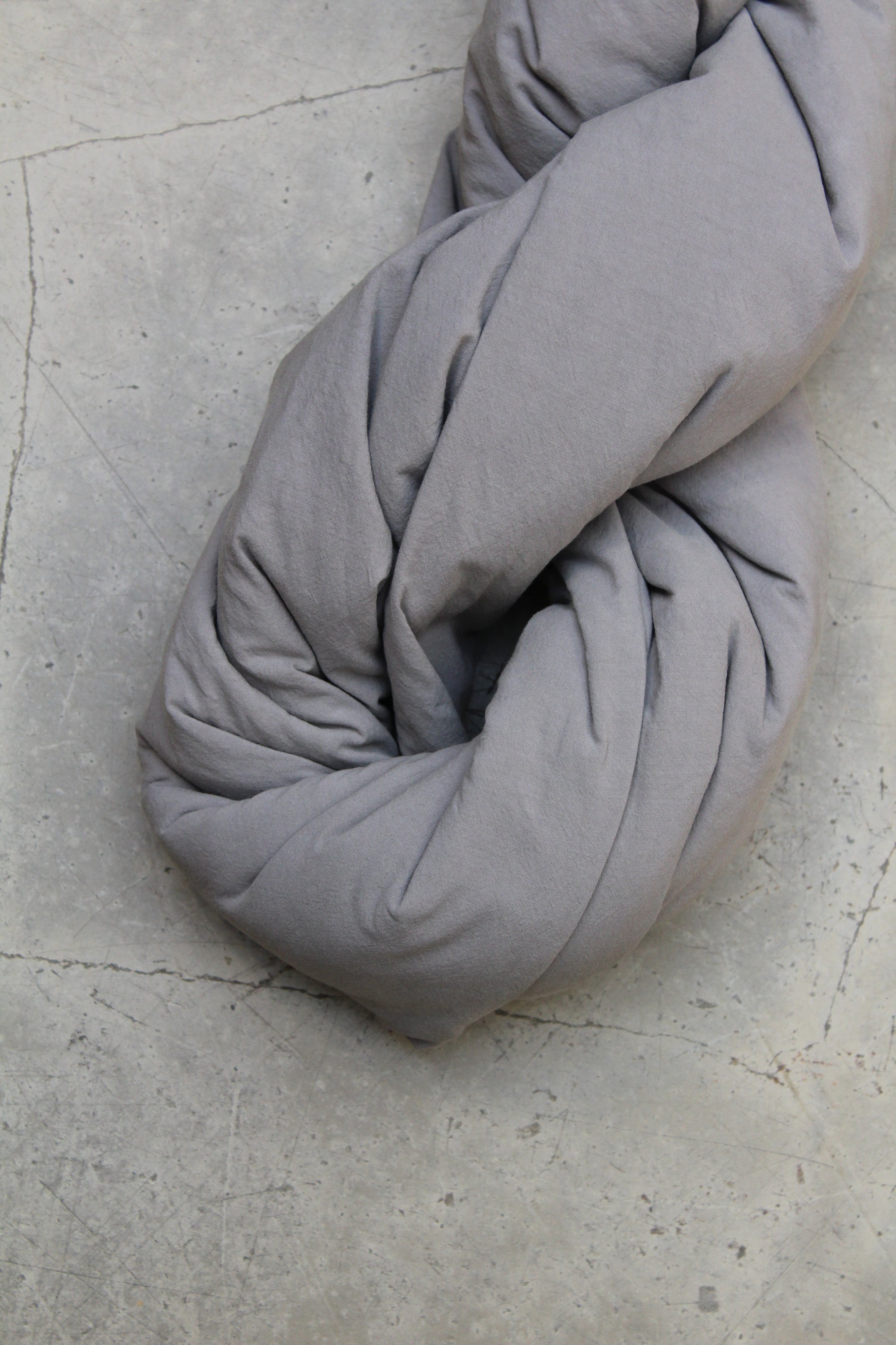 Påslakanset Crinkle Dark Grey 150x210