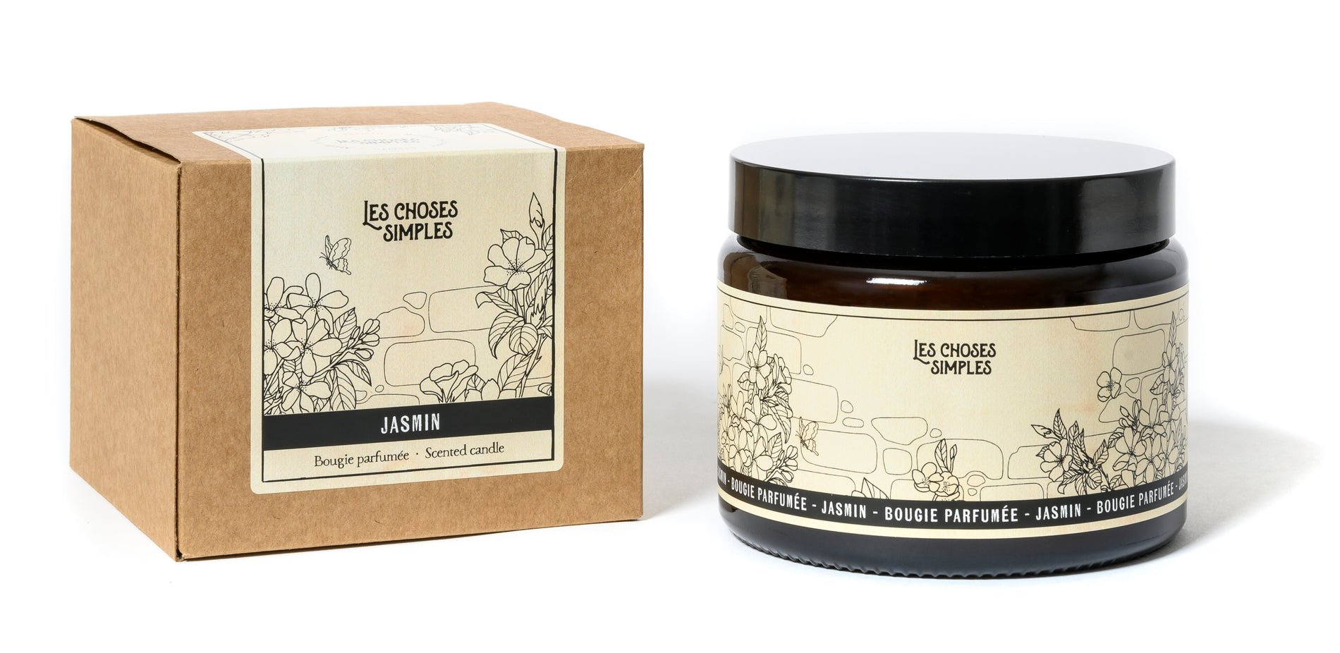 3-wick Candle- Jasmine