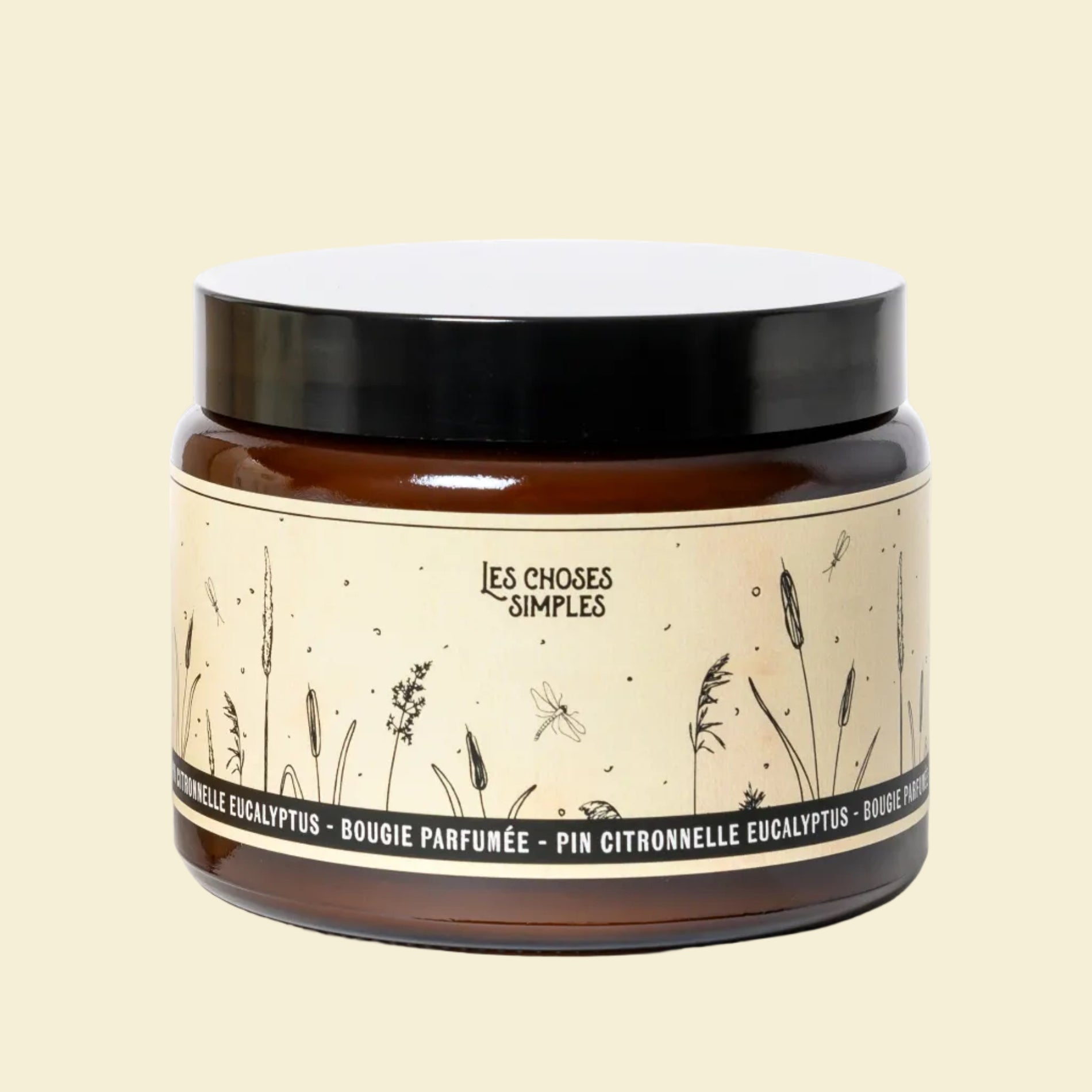 3-wick Candle- Citronella