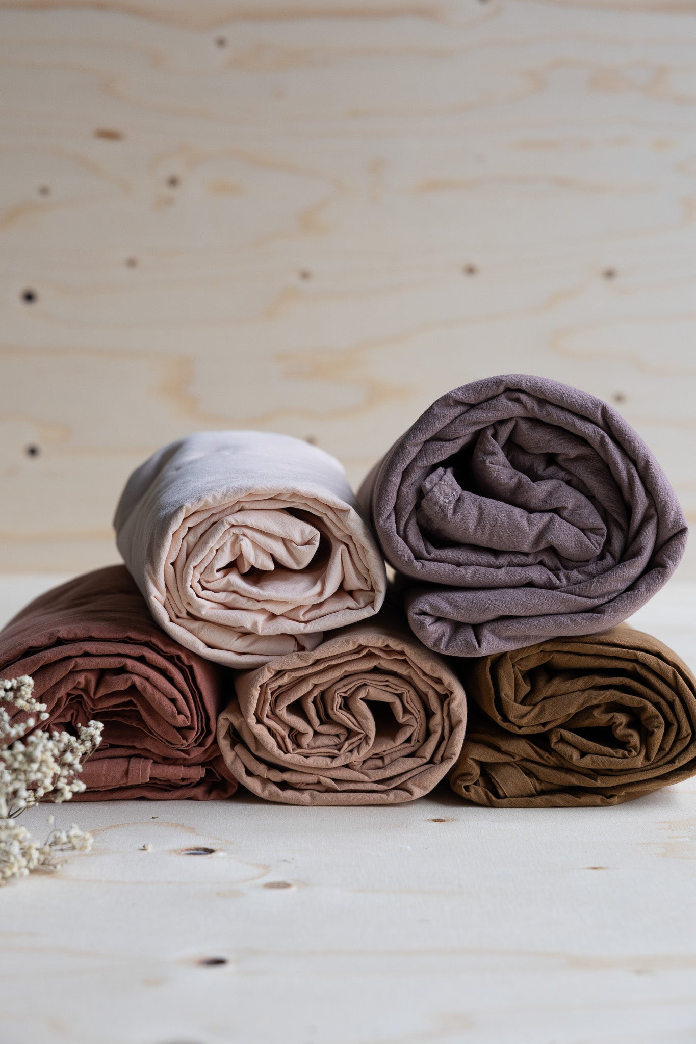 Crinkle-sängkläder – rullade lakan i flera färger